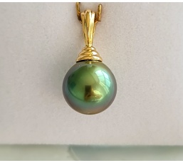 Perle Exceptionnelle - Pendentif Or Jaune et Perle de Tahiti