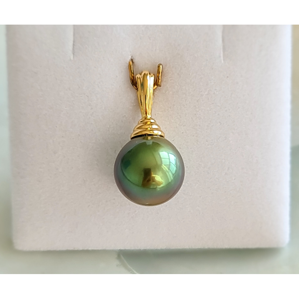 Perle Exceptionnelle - Pendentif Or Jaune et Perle de Tahiti