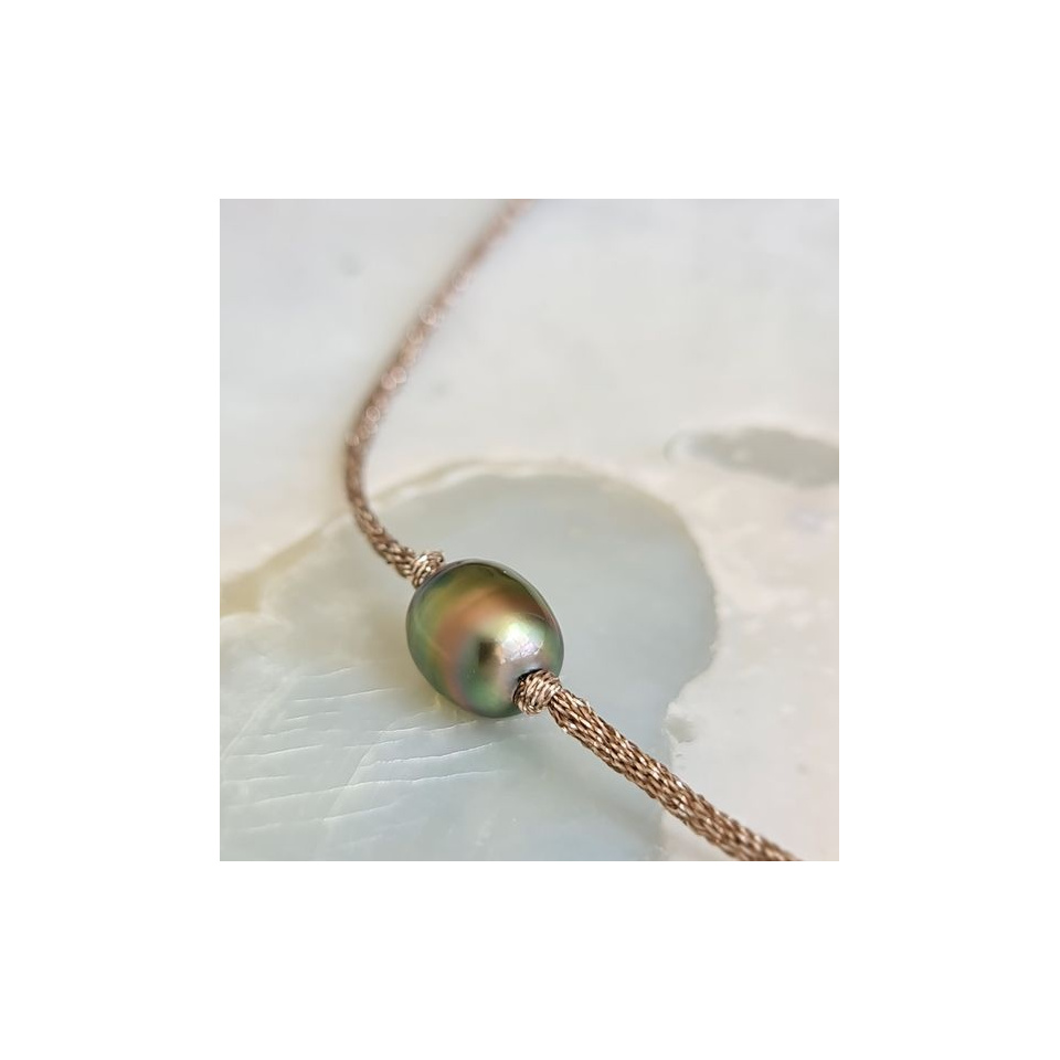 Poerava - Collier Véritable Perle de Tahiti
