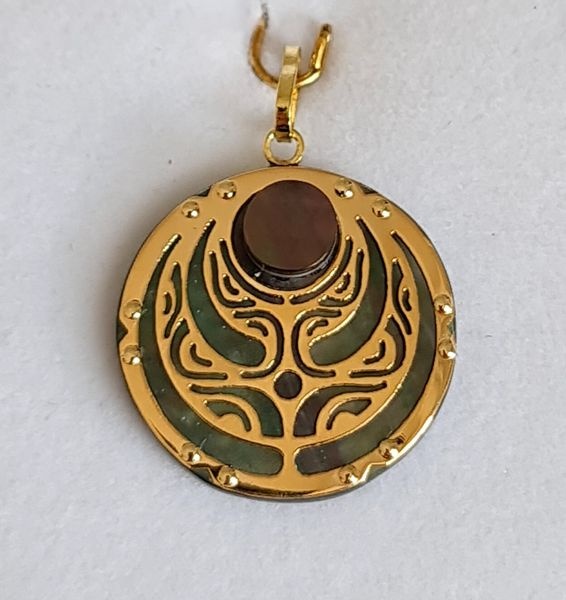 Pendentif or jaune cristal - Bijoux modernes - Pendentif or - BijouBaum