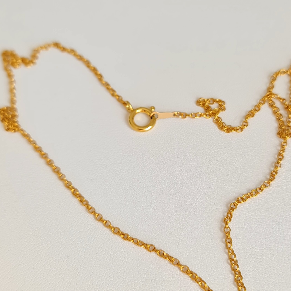 Rapa - Collier Gold filled 14K et Véritable Perle de Tahiti