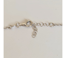 Infini - Collier Argent rhodié et Perle de Tahiti