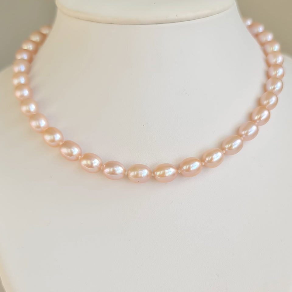 La Vie en Rose - Collier en Véritables Perles d'eau douce