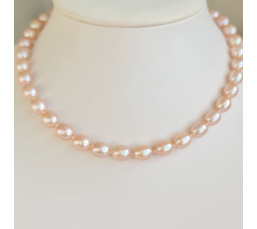 La Vie en Rose - Collier en Véritables Perles d'eau douce